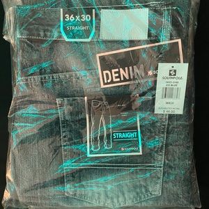 South Pole jeans .skinny and fitted size 36x30 new